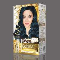 کیت رنگ موی مکس دلوکس 11 رنگ ابی سیاهMAXX DELUXE Golden Beauty 