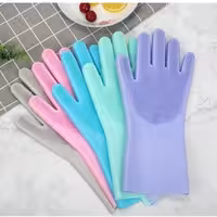 دستکش اسکاج دار سیلیکونی کیفیت عالی رنگبندی متنوع قیمت یک جفت میباشد