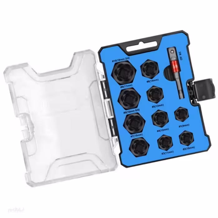 ست آچار بکس هرز بازکن المپیا مدل XT-1402 مجموعه 11 عددی