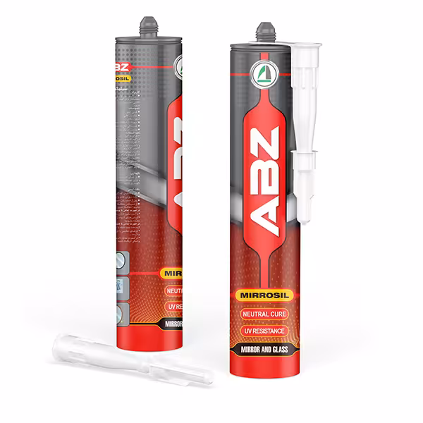 درزگیر سیلیکونی خنثی ای بی زد شفاف MIRROSIL