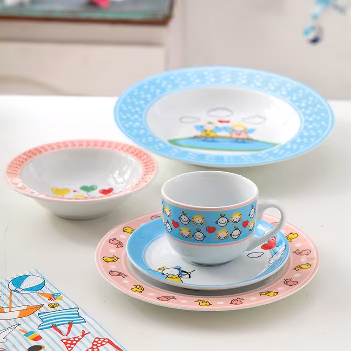 سرویس چینی 6 پارچه کودک پریا