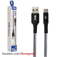 کابل شارژ کنفی تایپ سی پاوربانکی فست وابی Vabi CA30