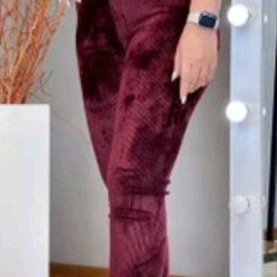 شلوار مخمل رنگی