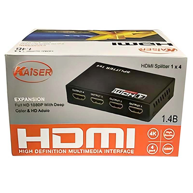 اسپلیتر 4 پورت HDMI 4k کایزر KAISER