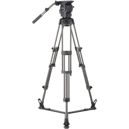 سه پایه فیلمبرداری لیبک مدل Libec RSP-750C Professional Carbon Piping Tripod System with Floor-level Spreader for ENG Setups