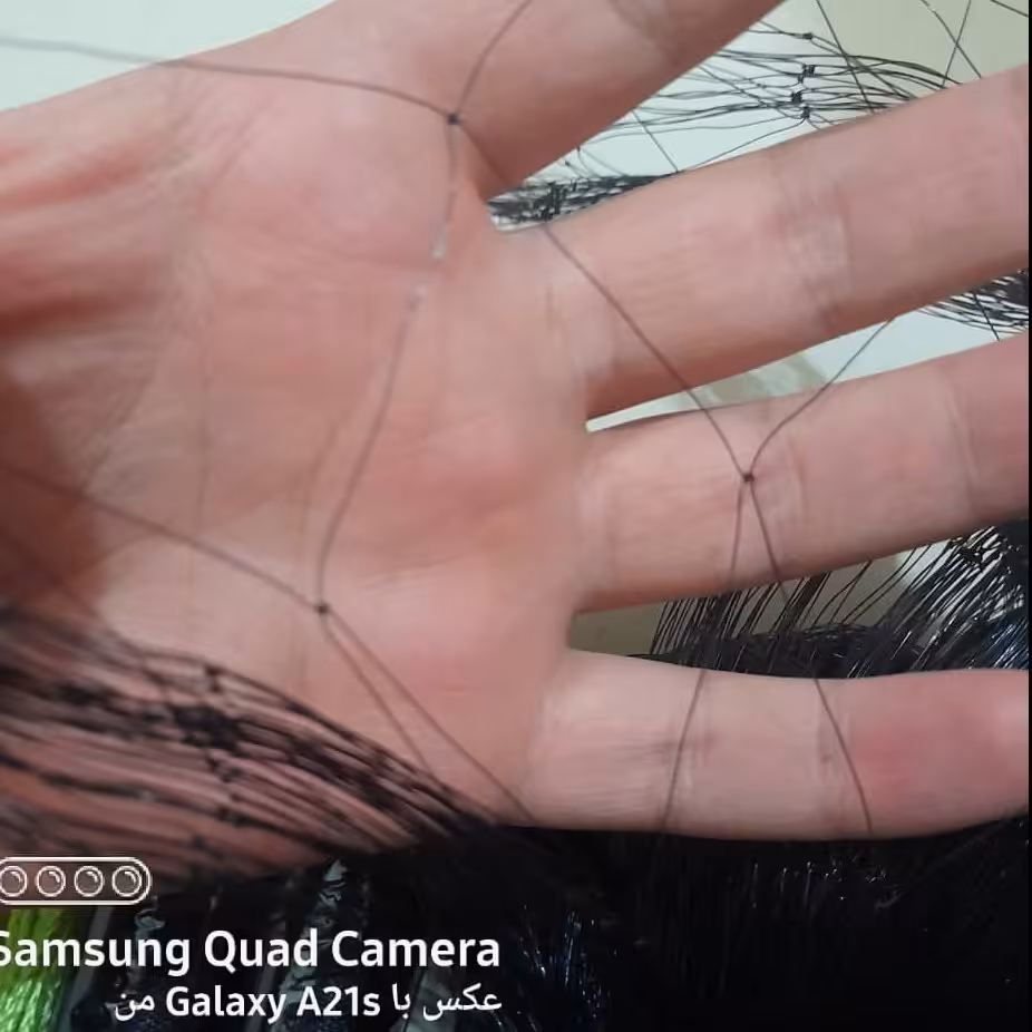 تور نایلونی مشکی هوایی بسته 100 متری عمده