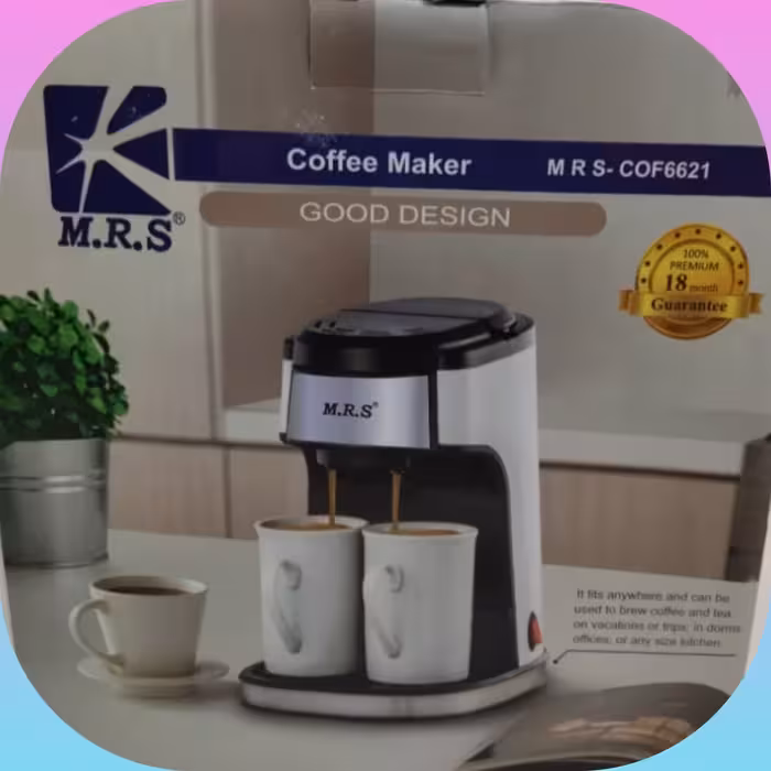 اسپرسو ساز برقی M.R.Sهمراه با دو فنجان