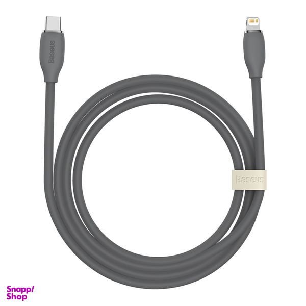 کابل تبدیل لایتنینگ به USB-C باسئوس مدل Jelly Liquid Silica Gel طول 2 متر