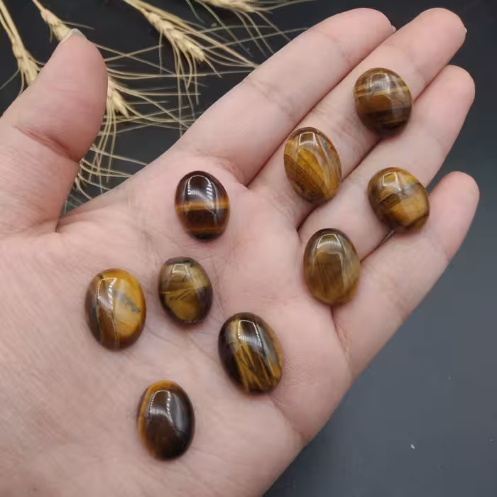 نگین فوق العاده زیبای چشم ببر اصل معدنی با ارسال رایگان