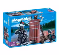 سربازان زره پوش پلی موبيل مدل falcon knights battering ram 4869