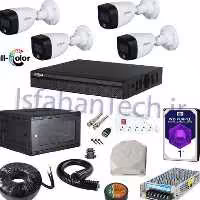 پکیج دوربین مداربسته داهوا 4دوربین تمام رنگی 