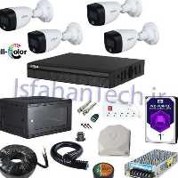 پکیج دوربین مداربسته داهوا 4دوربین تمام رنگی 