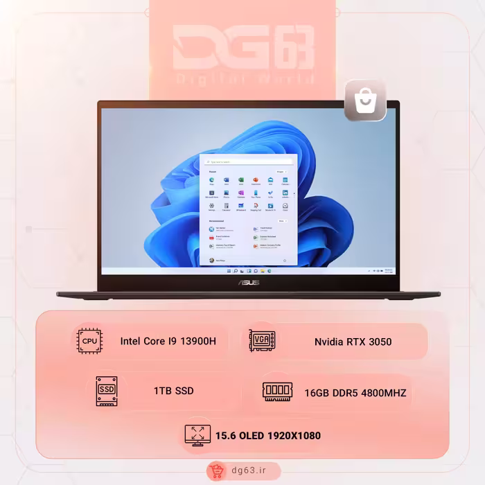 لپ تاپ گیمینگ ایسوس کریتور ASUS CREATOR Q540VJ