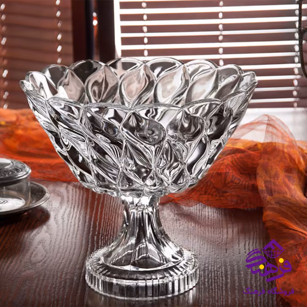 کاسه اجیل فلورانس پایه دار کادو اصفهان (4دک) 141
