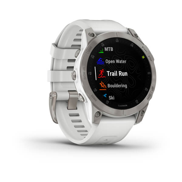 ساعت هوشمند گارمین مدل Epix (Gen 2) Sapphire White Titanium
