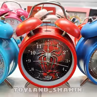 ساعت رومیزی، ساعت زنگدار، ساعت مردعنکبوتی، ساعت رومیزی مردعنکبوتی، ساعت اسپایدرمن