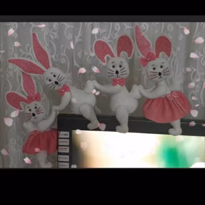 ریسه ال سی دی و تخت طرح خرگوش