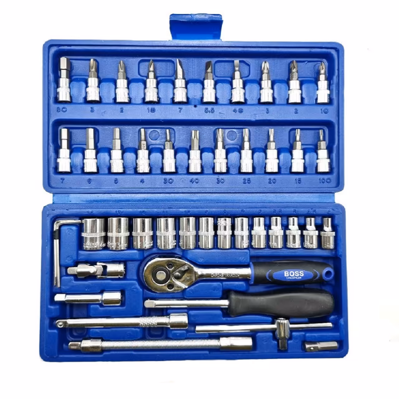 جعبه بکس 46 پارچه باس درایو 1/4 جنس سنگین مدل CR-V