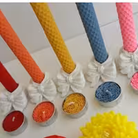 جا شمعی در یک زیبا