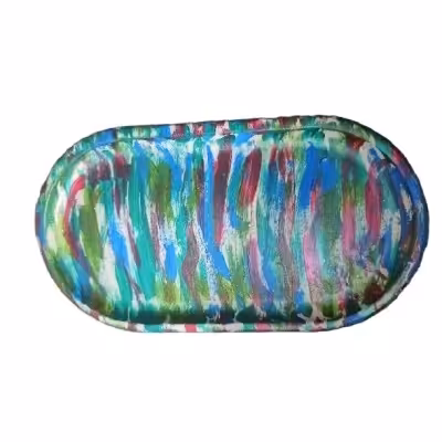 استند کفی رنگین کمان دستساز سنگی