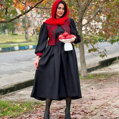ست سه تیکه ژیله و پیراهن و کمربند