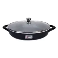 تابه چدن درب دار ام جی اس مدل ایتالیاسایز 32