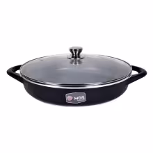 تابه چدن درب دار ام جی اس مدل ایتالیاسایز 32