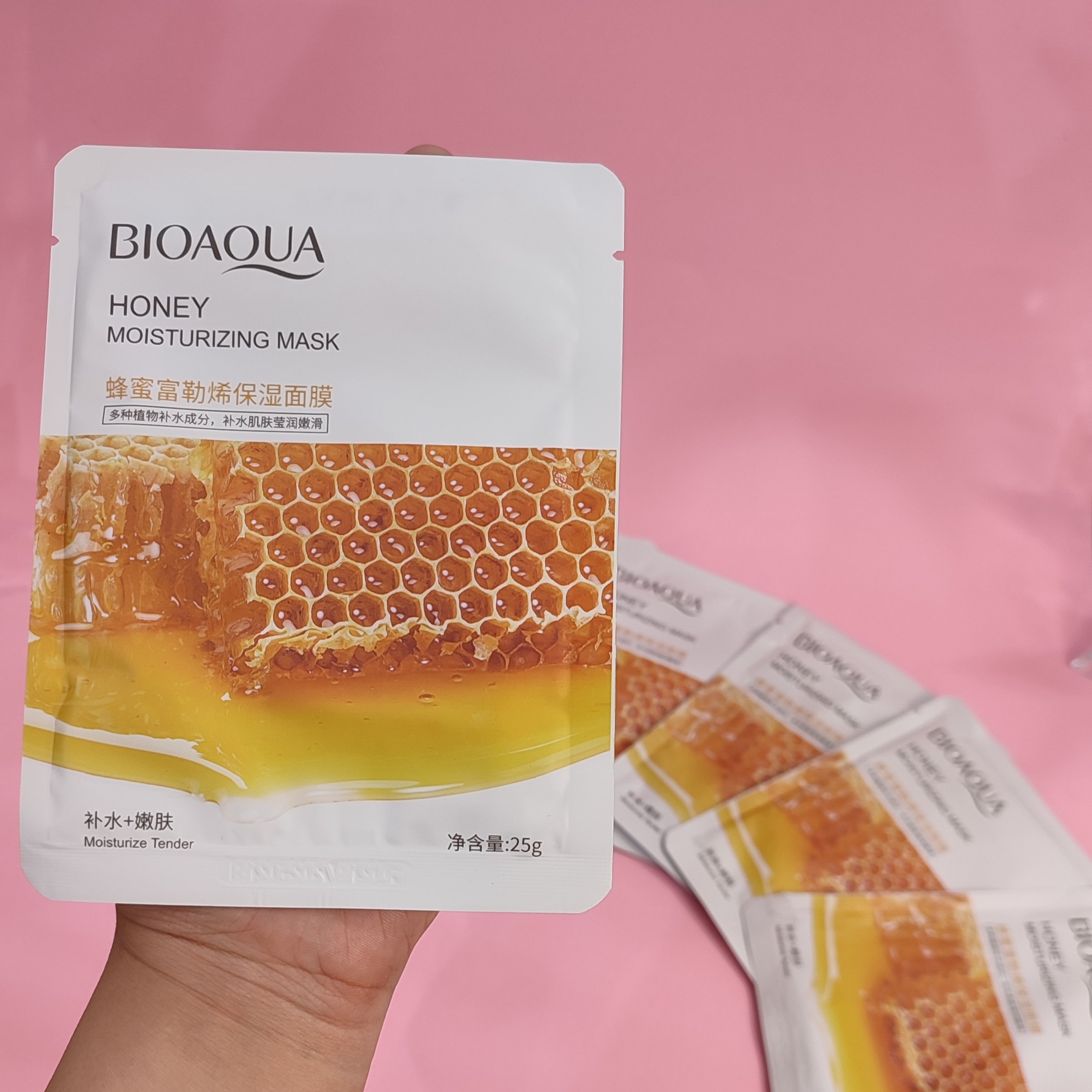 ماسک ورقه ای عسل بیوآکوا 