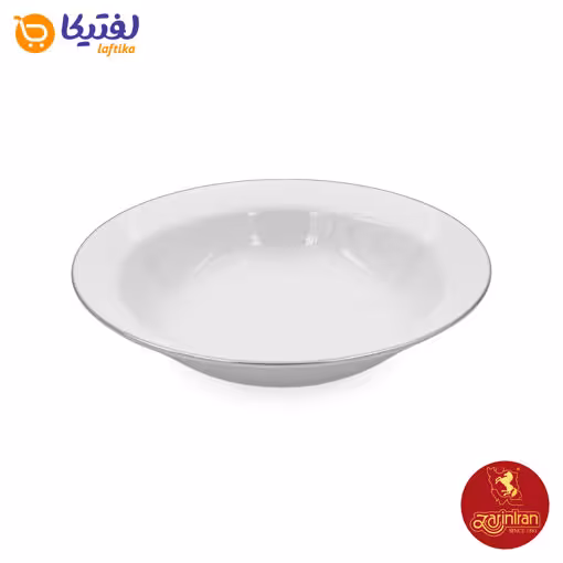 سالاد خوری چینی زرین ایتالیا اف طرح سمن 6 نفره 1 پارچه