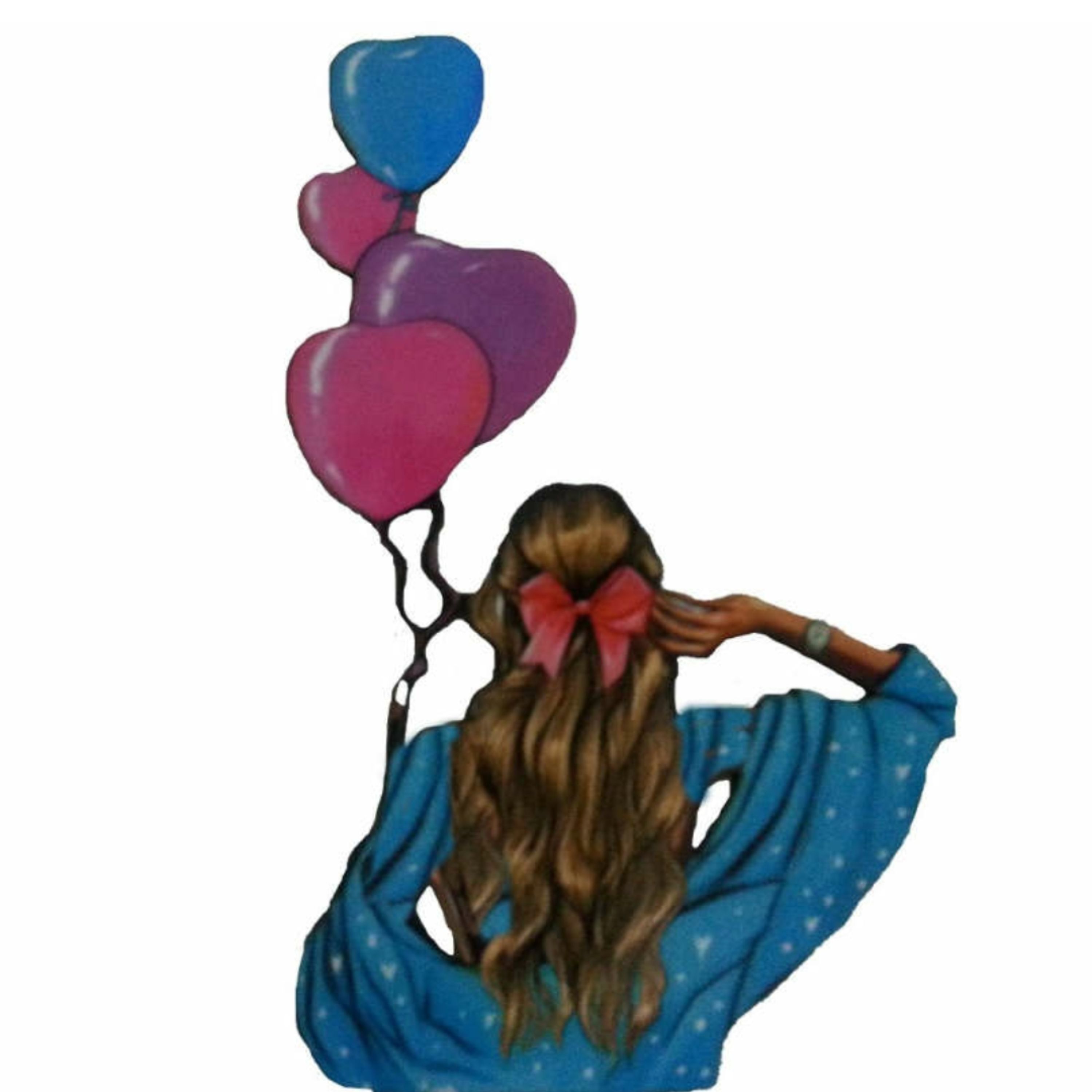 تاپر تزیین کیک بهگز مدل دختر بادکنکی