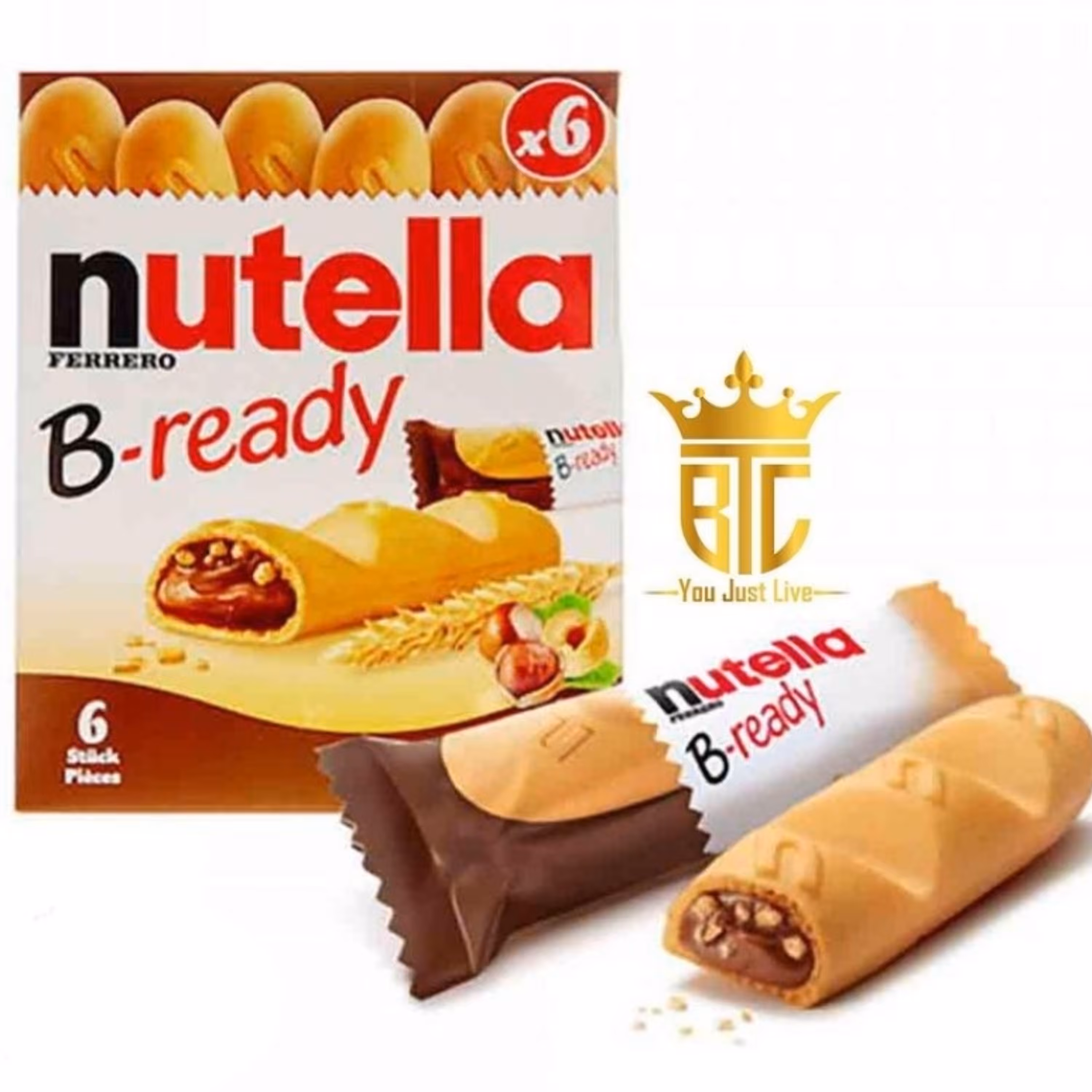 نوتلا بی ریدی 6 عددی nutella B ready