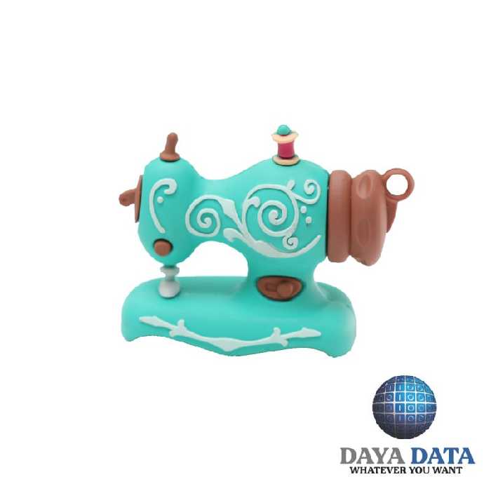 فلش مموری فانتزی  دایا دیتا  طرح  چرخ خیاطی  مدلPF1068-7 ظرفیت 128GB-USB2