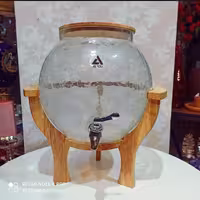 کلمن کلمن شیشه ای کلمن شیشه آبگز  کلمن 5لیتری کد1