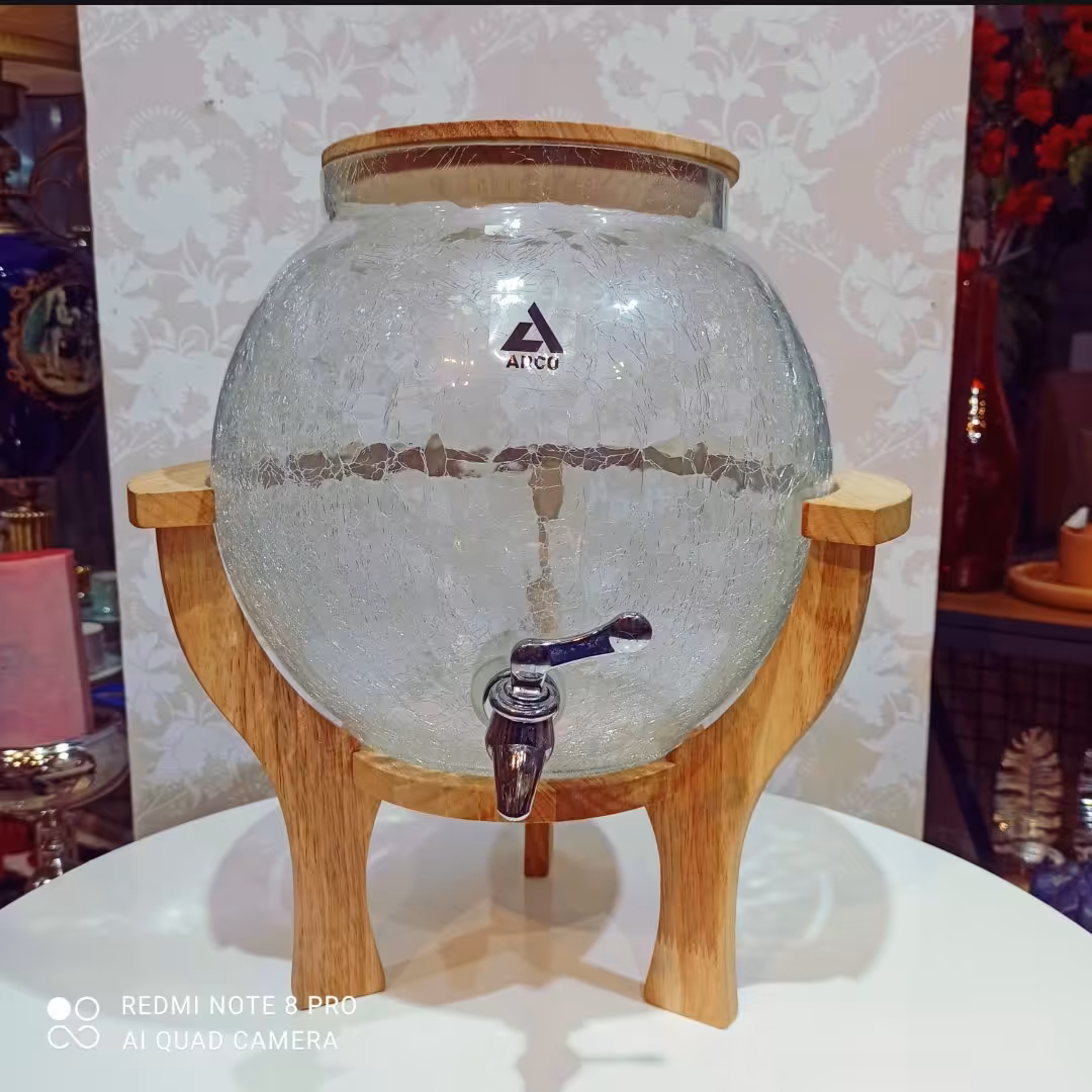 کلمن کلمن شیشه ای کلمن شیشه آبگز  کلمن 5لیتری کد1