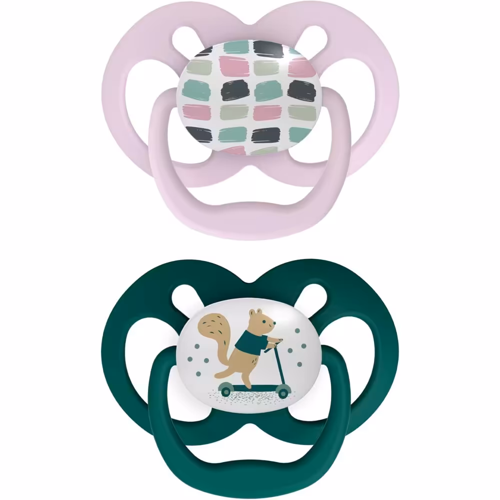 پستانک ارتودنسی 2 عددی طرحدار دکتر براون Dr Brown’s مناسب 6 تا 18 ماه مدل22001