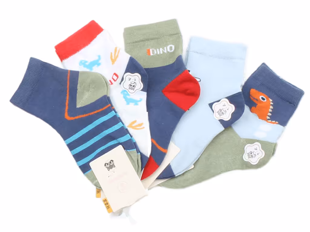 جوراب ساق دار دایناسور(12-8 سال)