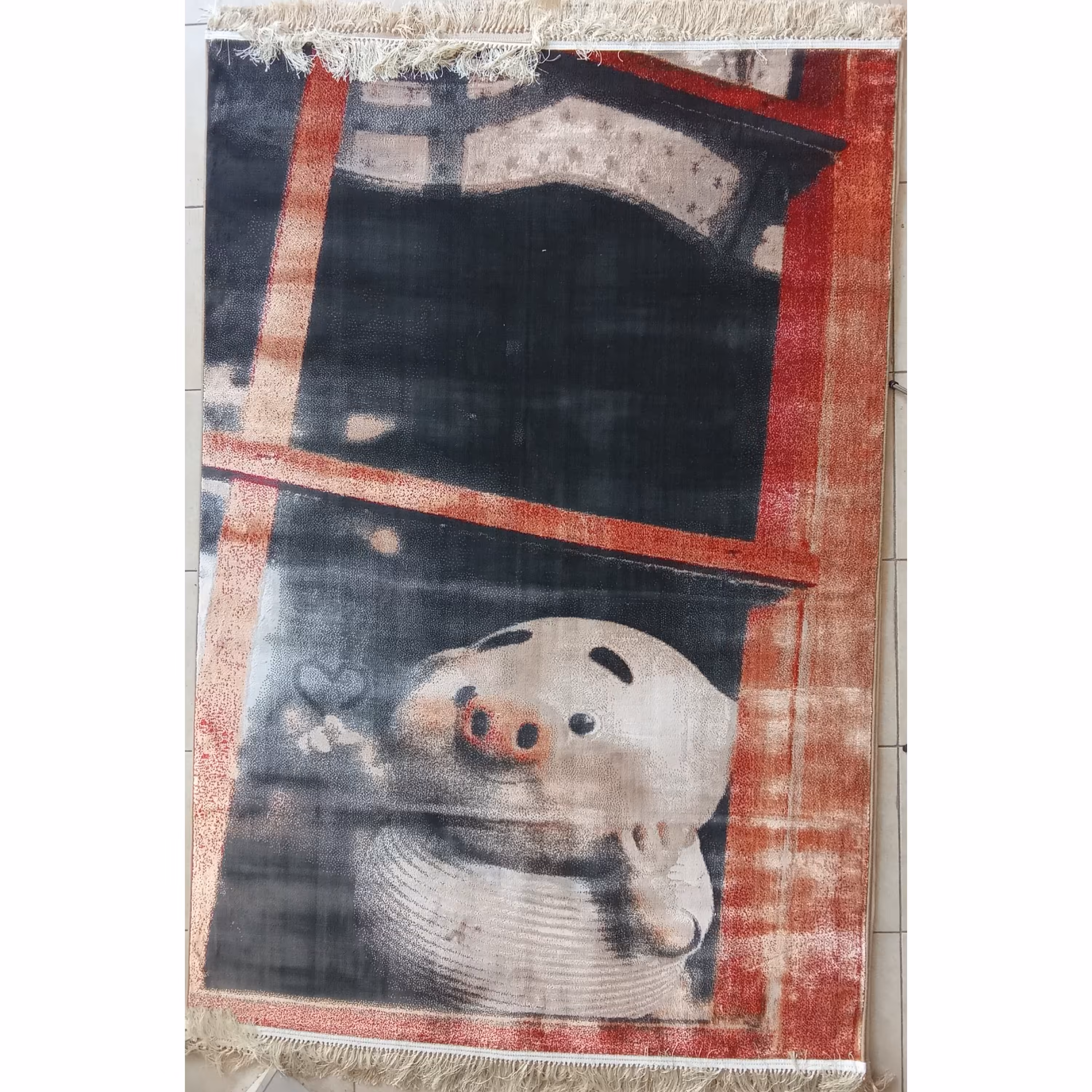 فرش ماشینی 4 متری طرح کودک - پلی استر و بدون پرز و حساسیت