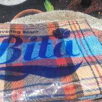 پتوی مسافرتی نخی  BITA 440g  سبک زیباTRavelingBlanket تک نفره مناسب مسافرت و گردش قابل شستشو  حمل اسان