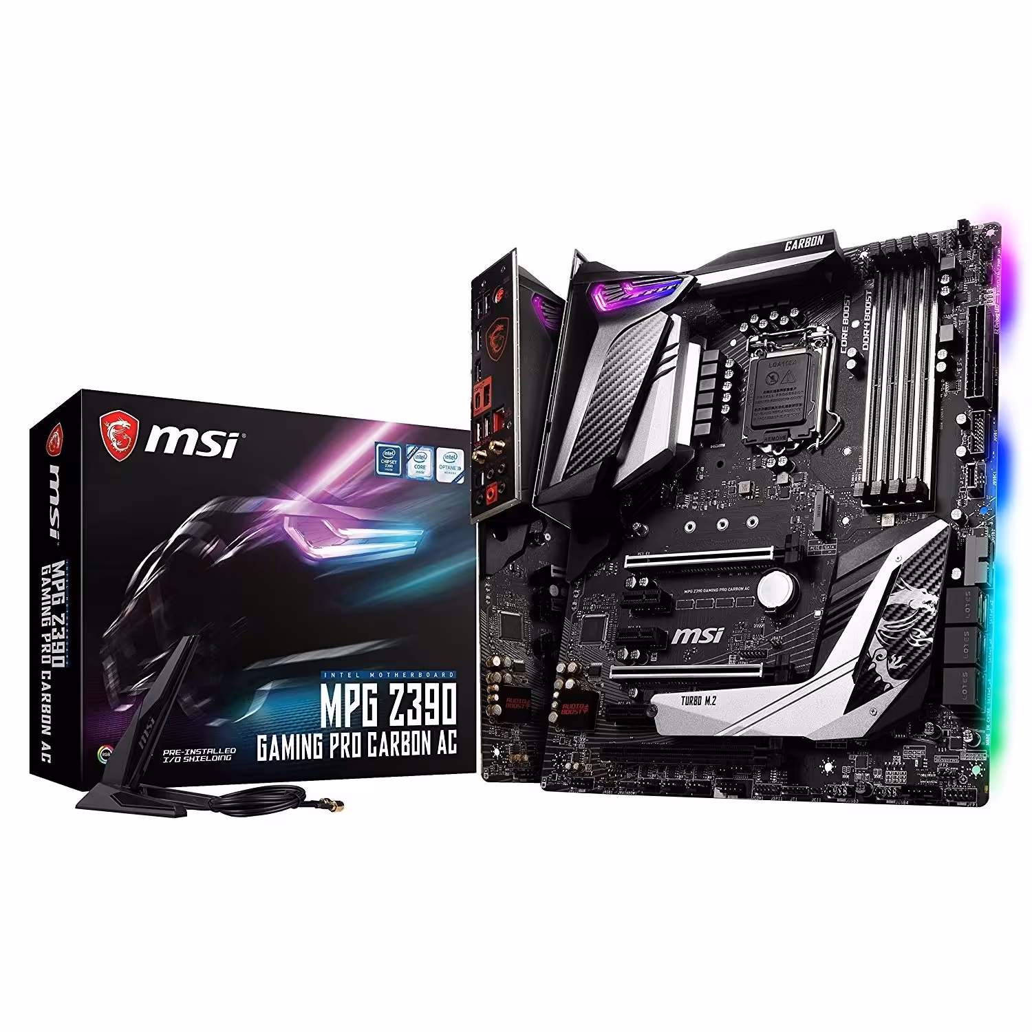 مادربرد ام اس آی مدل MPG Z390 GAMING PRO CARBON AC