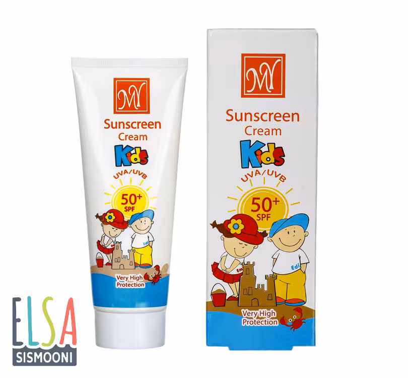 کرم ضد آفتاب کودک مای 75میل MY مدل spf50
