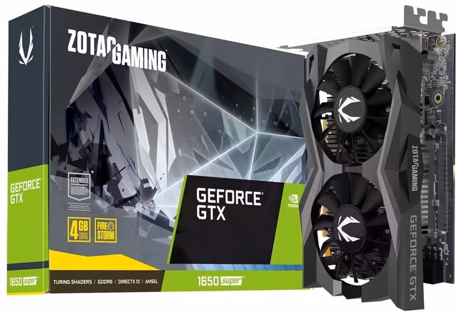 کارت گرافیک زوتاک مدل GeForce GTX 1650 SUPER Twin Fan با حافظه 4 گیگابایت