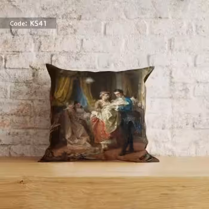کاور کوسن طرحدار نقاشی کلاسیک یک برند درنیکا