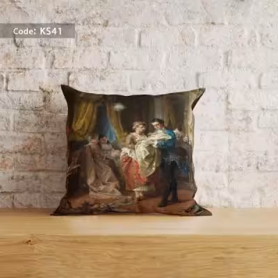 کاور کوسن طرحدار نقاشی کلاسیک یک برند درنیکا