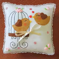 کوسن نمدی عاشقانه