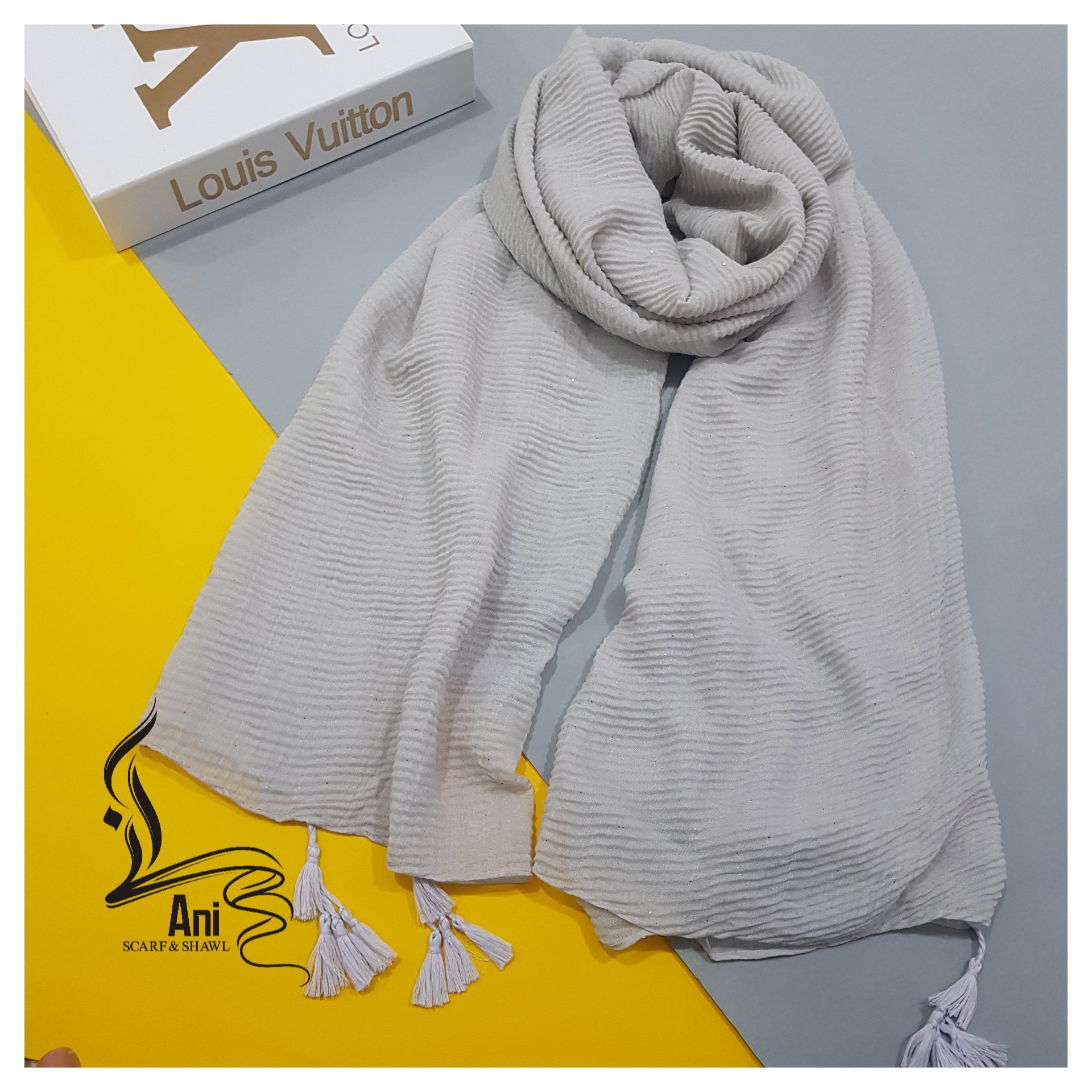 شال طوسی روشن شاین