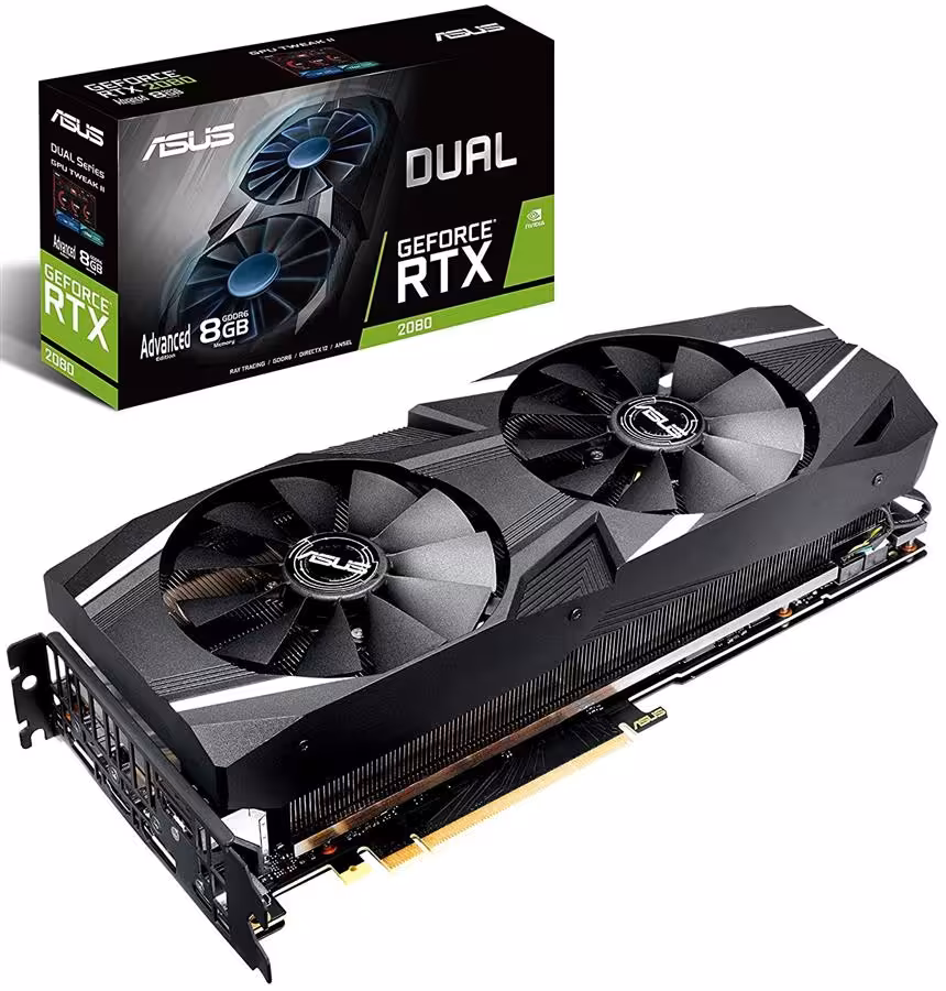 کارت گرافیک ایسوس مدل DUAL-RTX2070-A8G  با حافظه 8 گیگابایت