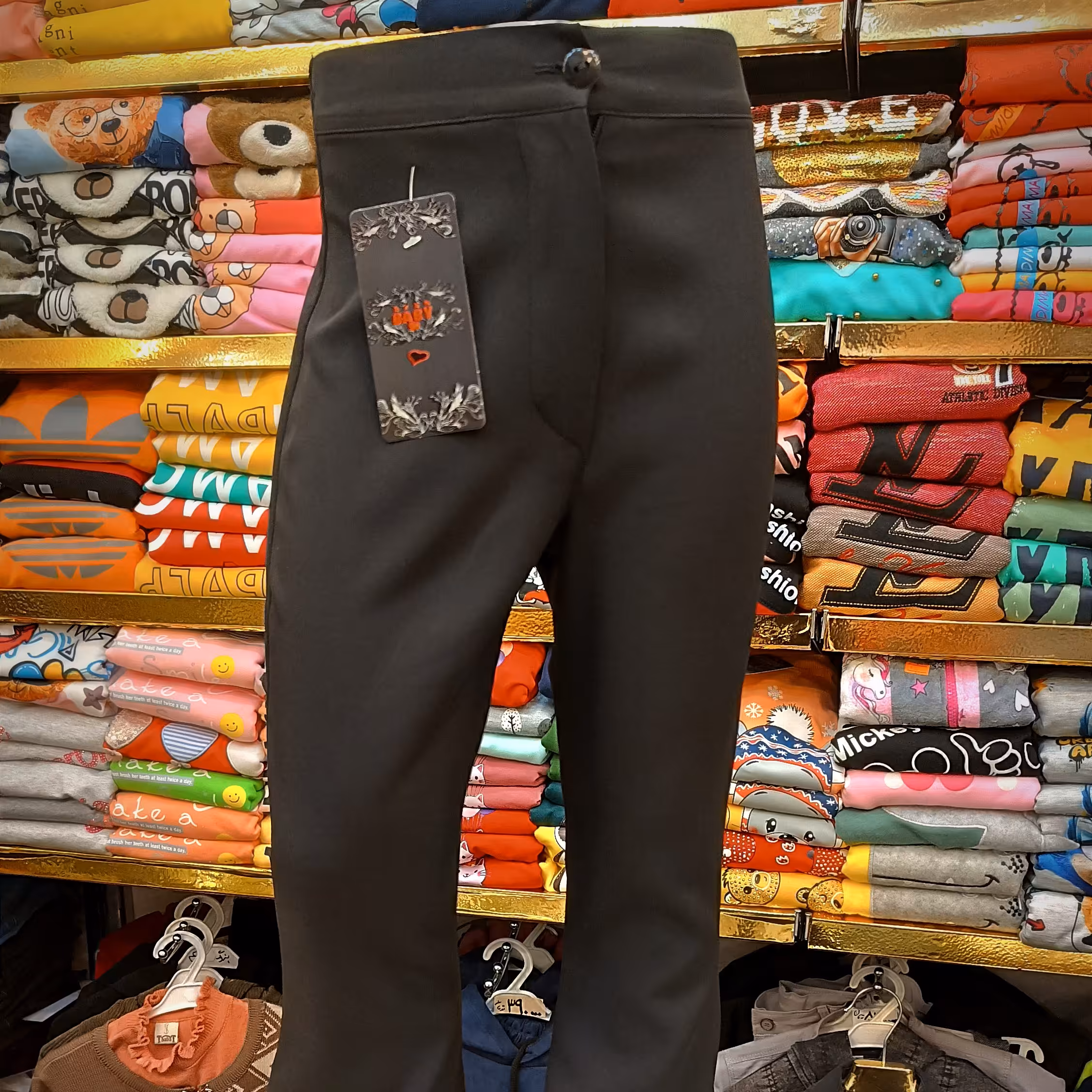 شلوار مازراتی دمپا دخترانه 