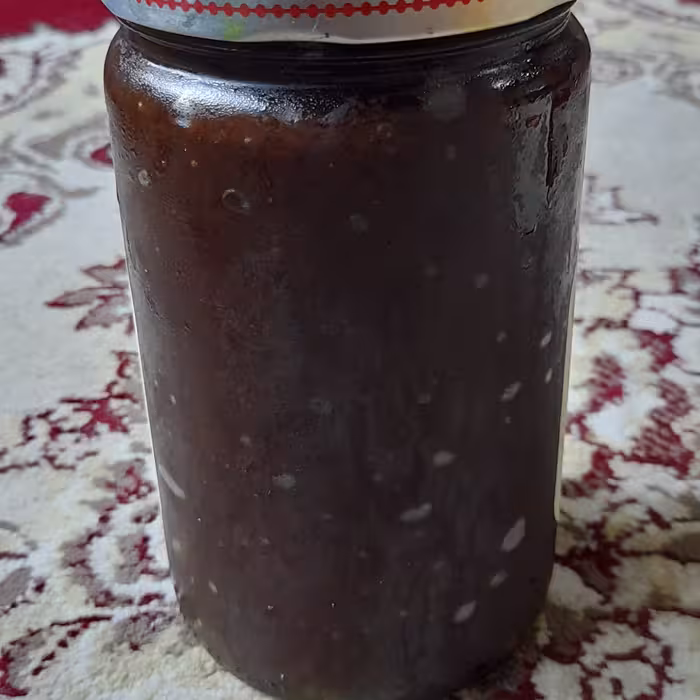 رب انار سیاه ترش و شیرین ارگانیک خانگی یک کیلویی