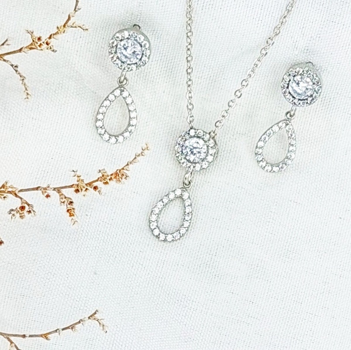 نیمست عیار925 آویز اشک کد 11932