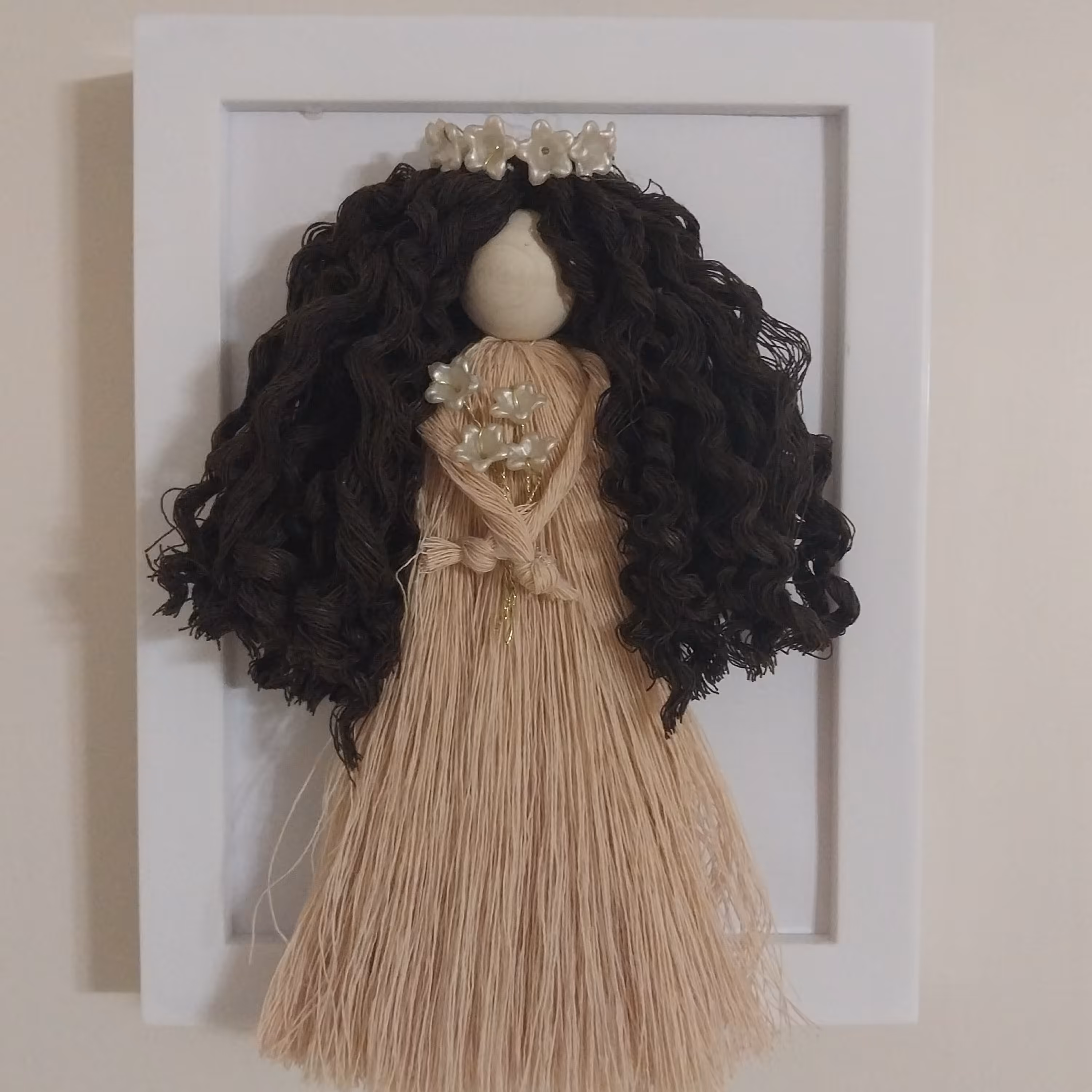 تابلو فرشته مکرومه